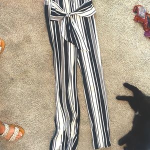 Maybe worn once A BYER cute dress pants size small With stripes and tie